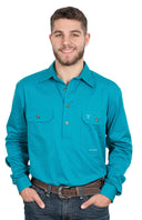 Just Country Mens Cameron Half Button Shirt 10101