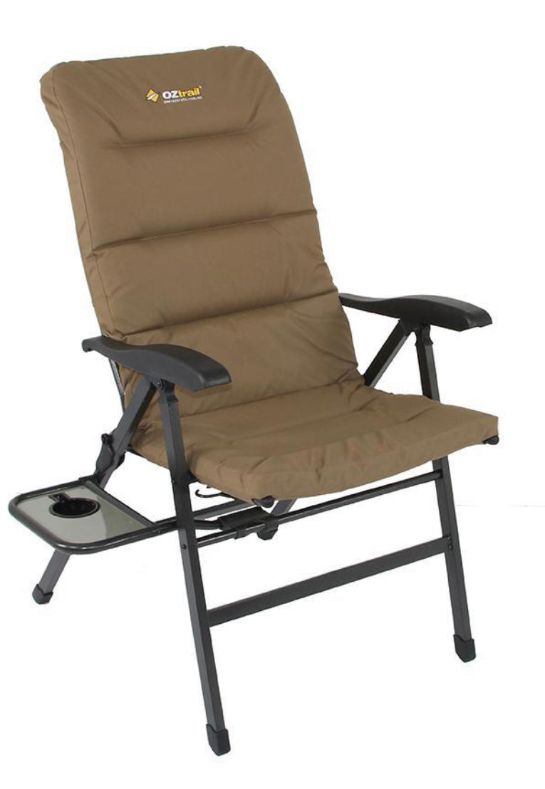 Oztrail Emperor 8 Position Arm Chair IN STORE PICK UP ONLY
