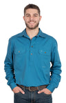Just Country Mens Cameron Half Button Shirt