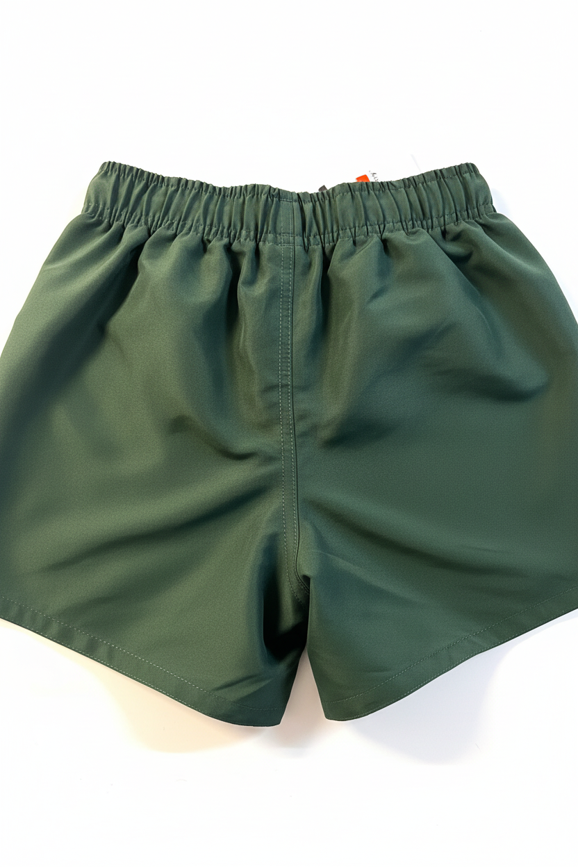 Canterbury kids Harletic shorts shown from another angle on a plain white background