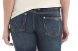 Wrangler Ladies Retro Mid Rise Jeans 34 Leg1009MWZ