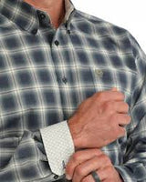 CINCH Men's Western Shirt - Navy Plaid Classic Fit (MTW1106129)