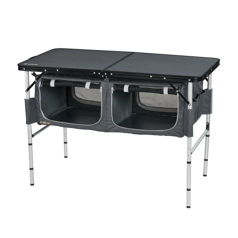 Oztrail Folding Table with storage