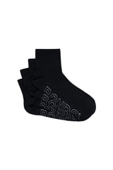 Bonds Men's Lightweight 1/4 Crew Socks - 4PK