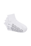 Bonds Men's Lightweight 1/4 Crew Socks - 4PK
