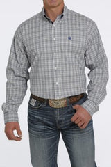 Cinch Men's Stretch Plaid Button-Down Western Shirt