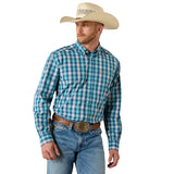 Ariat Men's Pro Series James White Plaid Classic Fit Shirt - 10071086