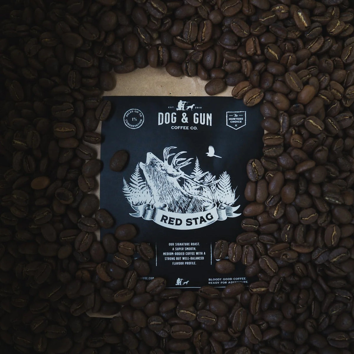 Dog & Gun Medium Roast Whole Beans - 750 grams