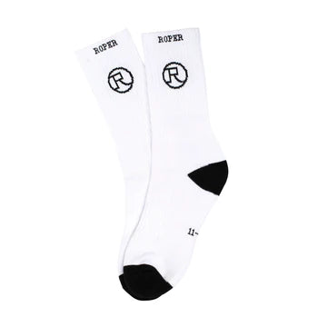 Roper Crew Socks - White