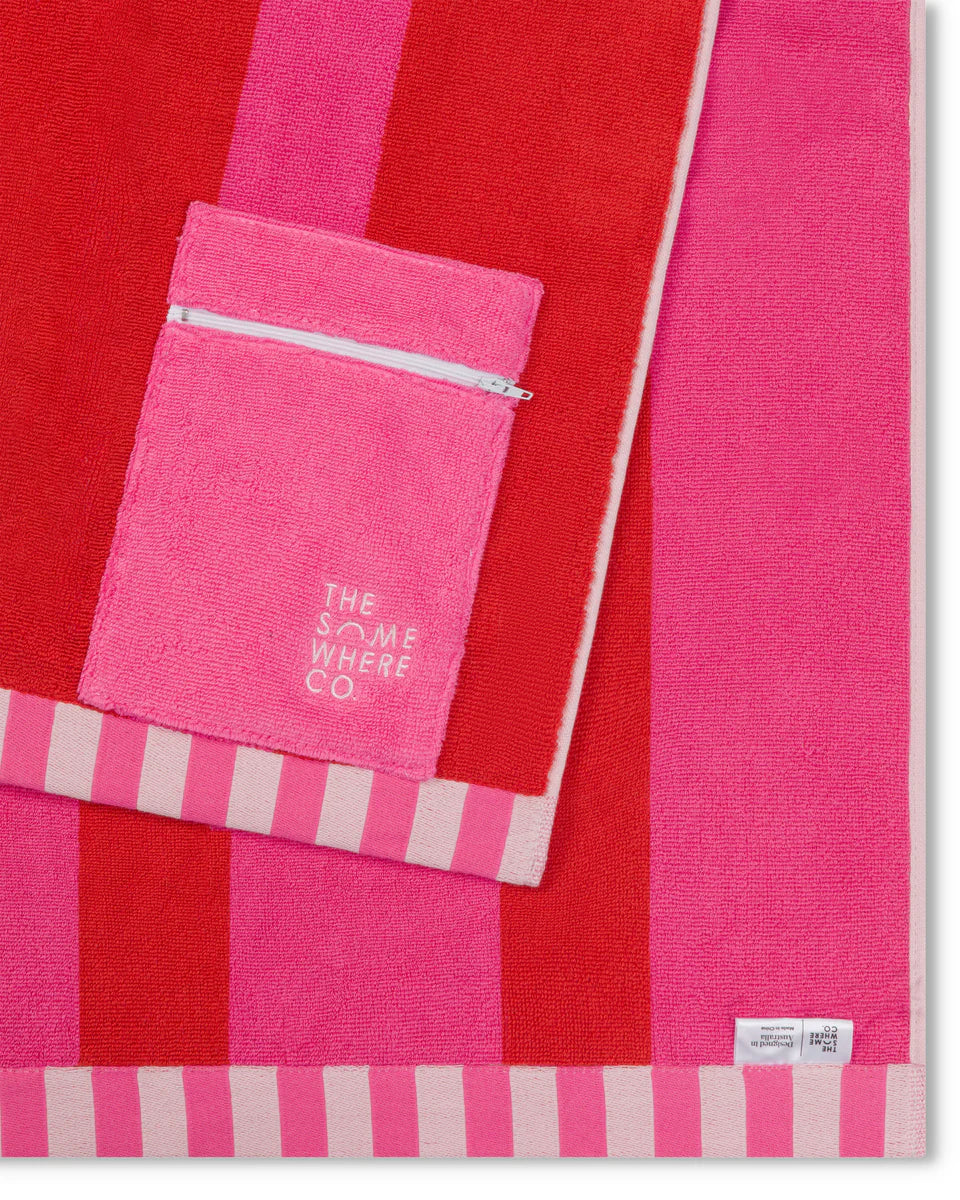 The Somewhere Co Premium Beach Towel