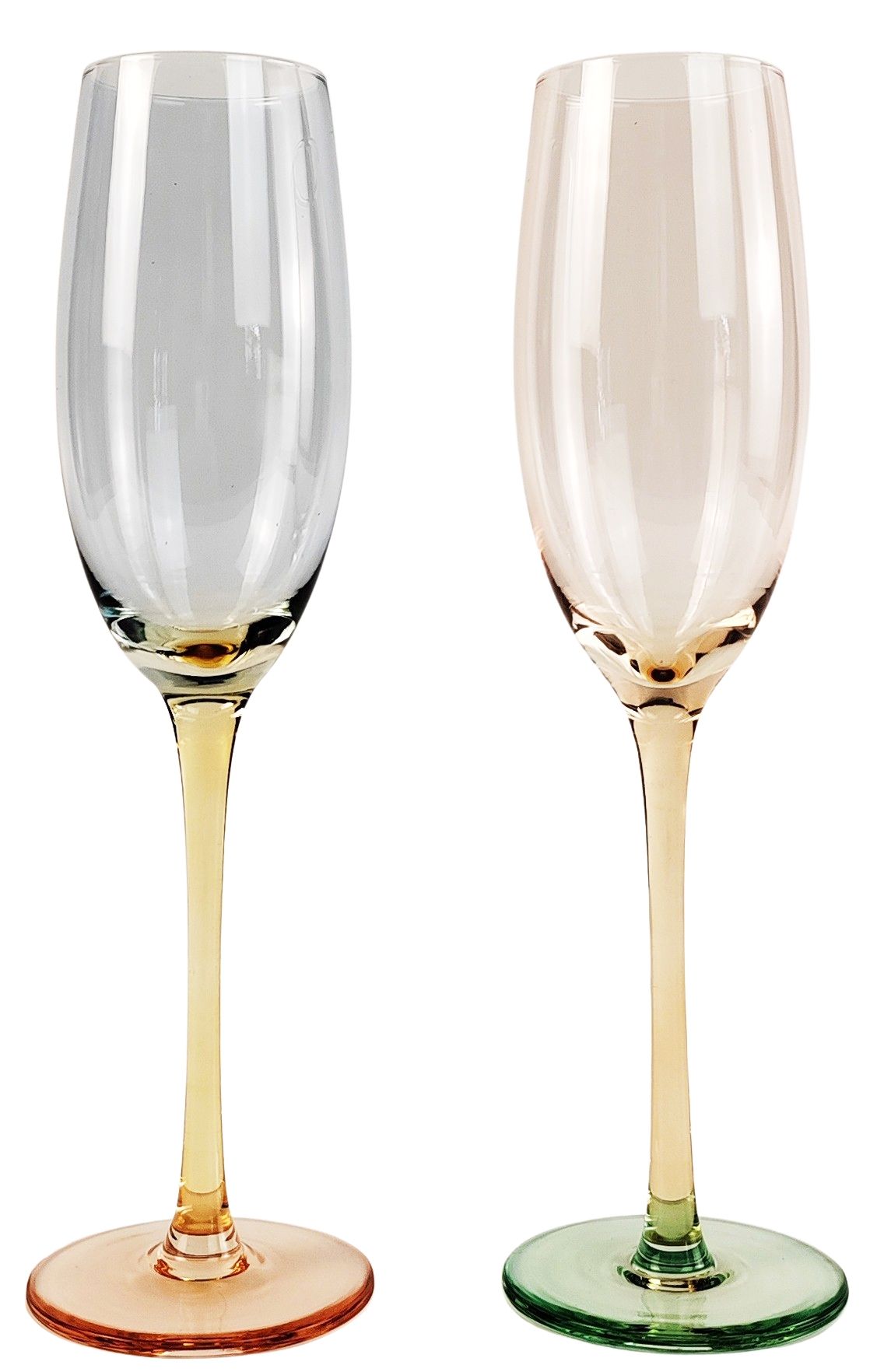 Urban Products Bebe Ombre Champagne Glass Two Colours 25cm