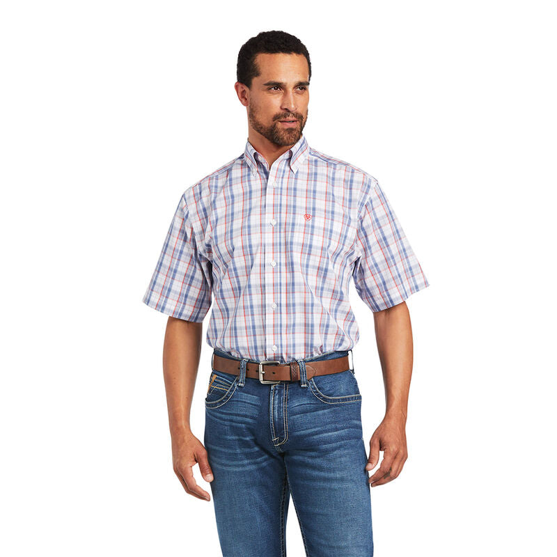 Ariat Mens WF Nasir Classic S/S Shirt - White