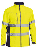 Bisley Mens BJ6059T Soft Shell Jacket with 3M reflective tape