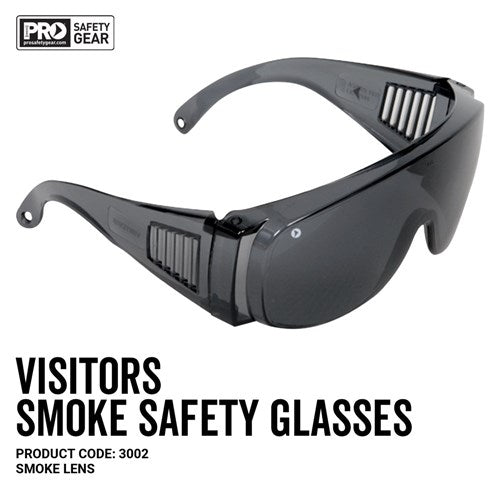 Prochoice® Visitors Safety Glasses Smoke Lens