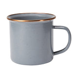 Anko 430ml Enamel Grey / Bronze Mug