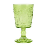 Annabel Trends Palm Tree Glass Goblets - 4PK