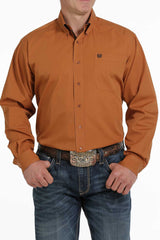 Cinch Men's Copper L/S Button Down Shirt