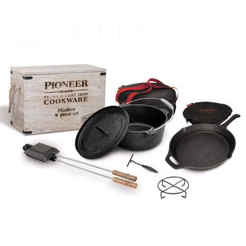 Campfire 9 piece Cast Iron Boxed Set-INSTORE PICKUP ONLY