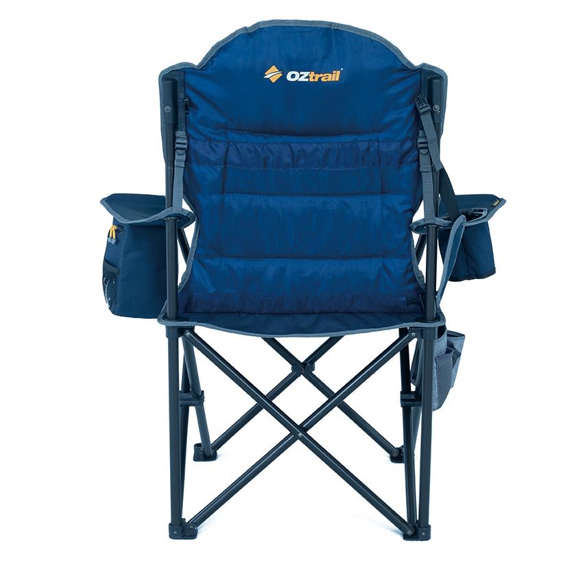 Oztrail Big Boy Arm Chair - NAVY IN STORE PICK UP