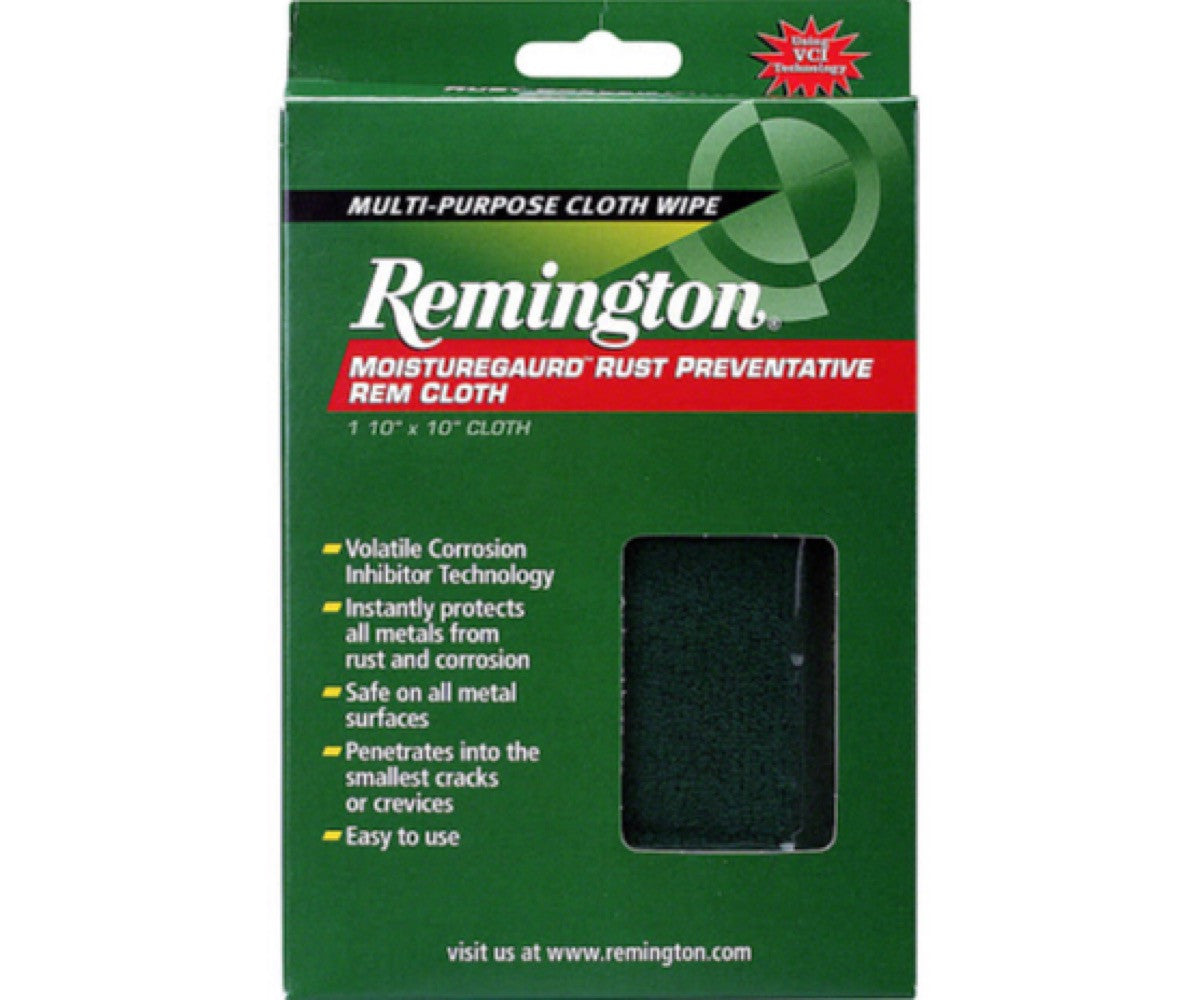 Remington moisture guard rust preventative cloth