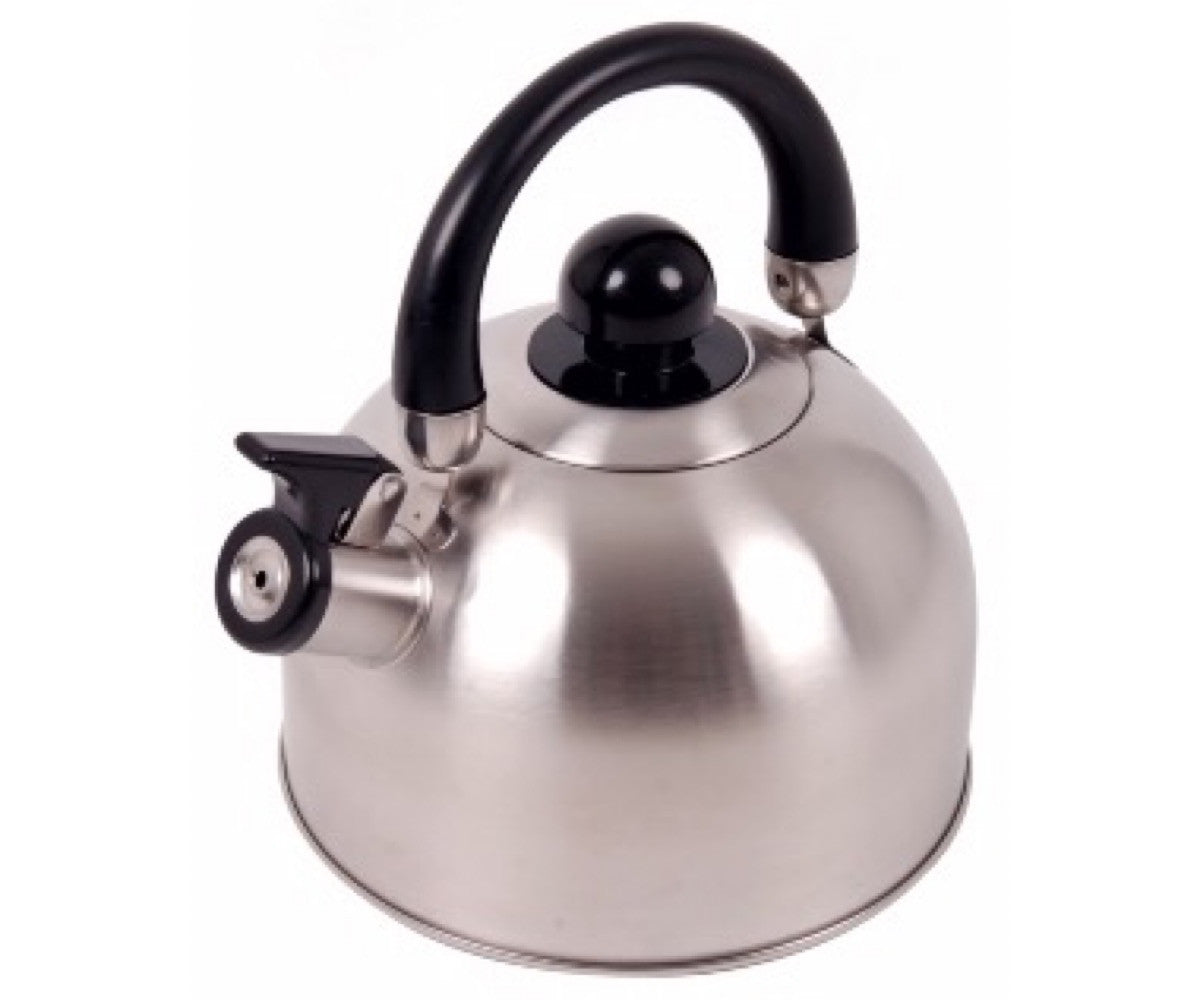Oztrail stainless steel 2.5L whistling kettle