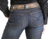Cinch Ladies Jenna jeans slim stretch dark wash long leg