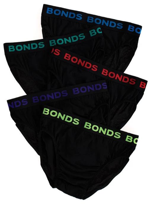 Bonds Men’s Hipster Brief 5 pack