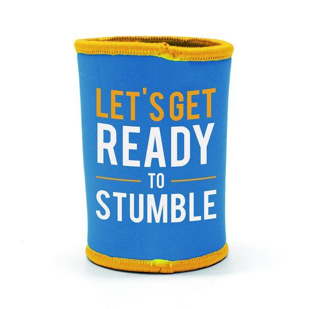 Oztrail Stubby Cooler Let's Get Ready To Stumble