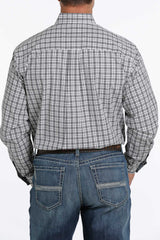 Cinch Men's Plaid Long Sleeve Western Shirt