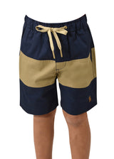 Thomas Cook Boys Dean Splice Shorts  Navy/Sand