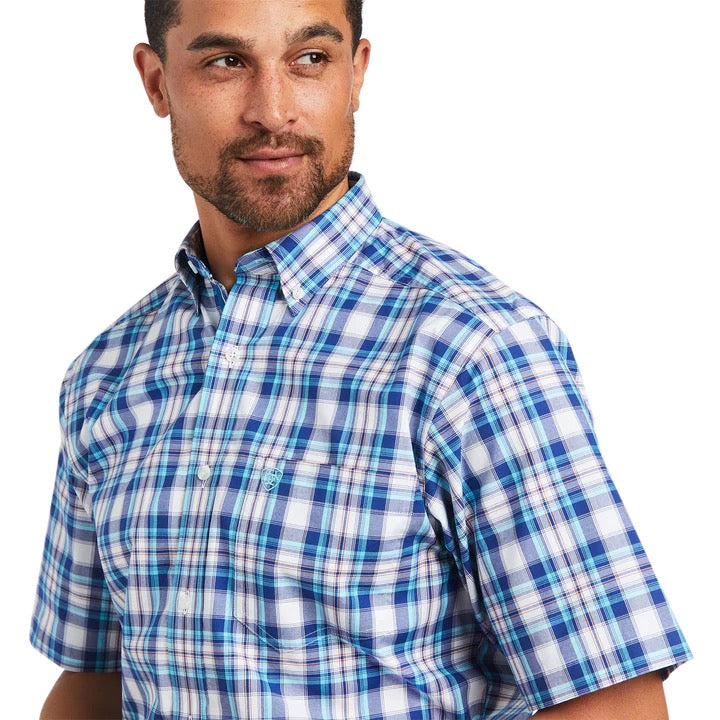 Ariat Mens Pro Series Gregorio Fitted Short Sleeve Shirt