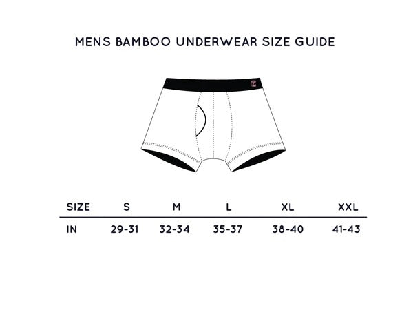 Peggy & Finn Mens Bamboo Coastal Flora Boxer Briefs