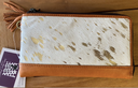 The Design Edge Dallas Cowhide Clutch