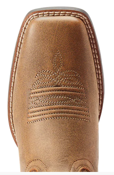 Ariat Ladies Round Up Brown & Copper Emboss Western Boots