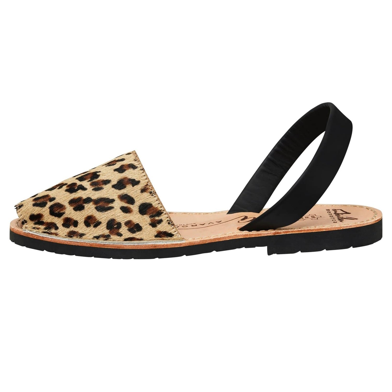 Avarcas Australia Leopard Leather Sandal