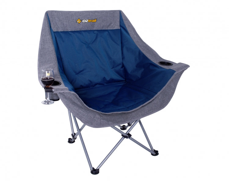 Oztrail Moon Single Chair with Arms