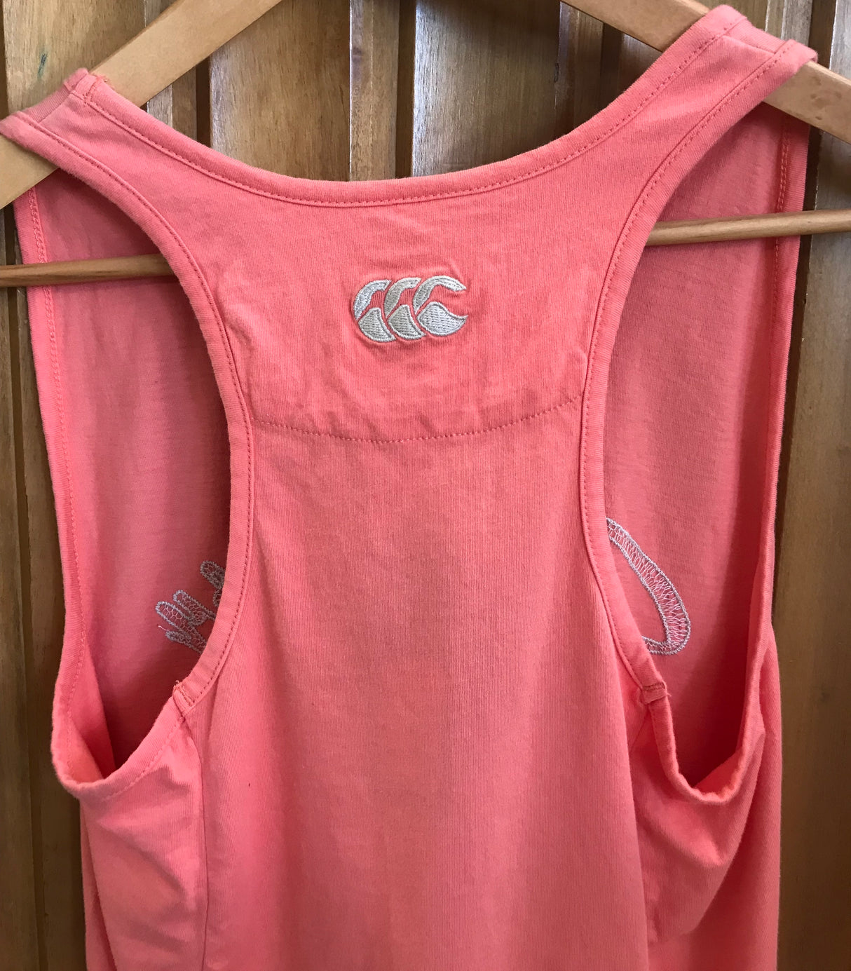 Canterbury Ladies Darned Singlet Coral