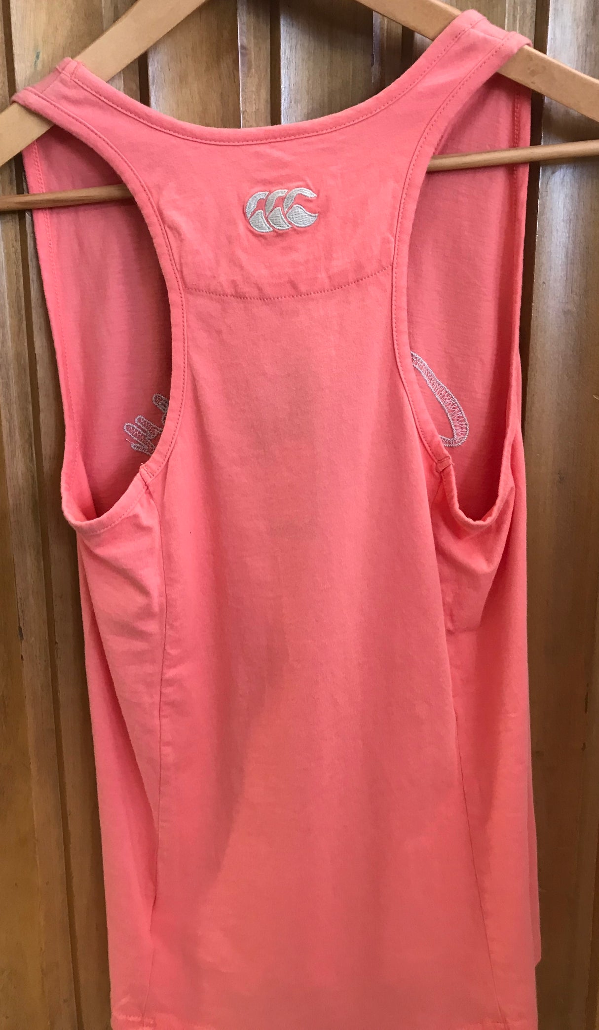 Canterbury Ladies Darned Singlet Coral