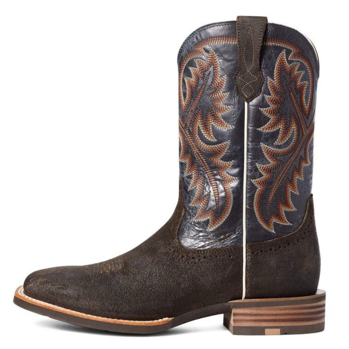 Ariat Mens QuickDraw Creek Mud / Galactic Blue Boots