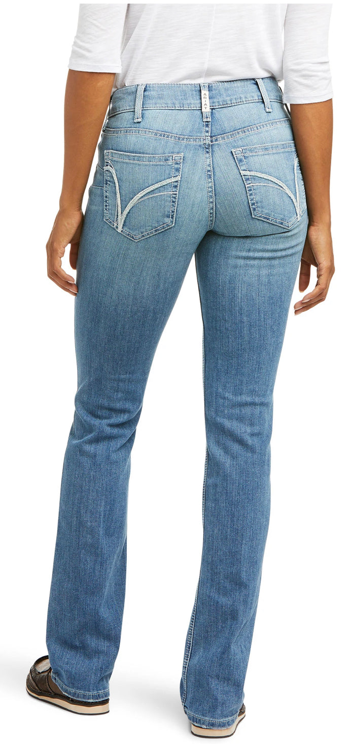 Ariat Ladies REAL Perfect Rise Straight Leg Karen Alabama Jeans 10037686