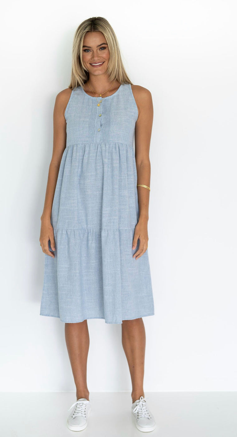 Humidity Florence Dress in Light Blue