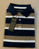 Pilbara Mens Striped Polo - RMPC066