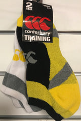 Canterbury Training Ankle Sock 2 pair pkt size 2-5