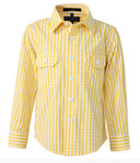 Pilbara Kids Check Long Sleeve Shirts