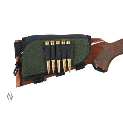 Allen Buttstock Rifle Shell Holder with zip pouch