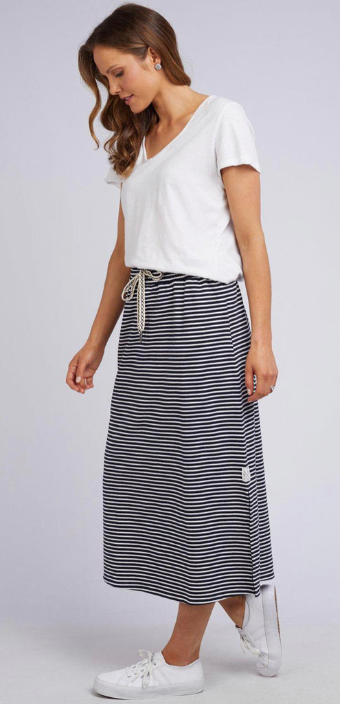 Elm shop striped skirt