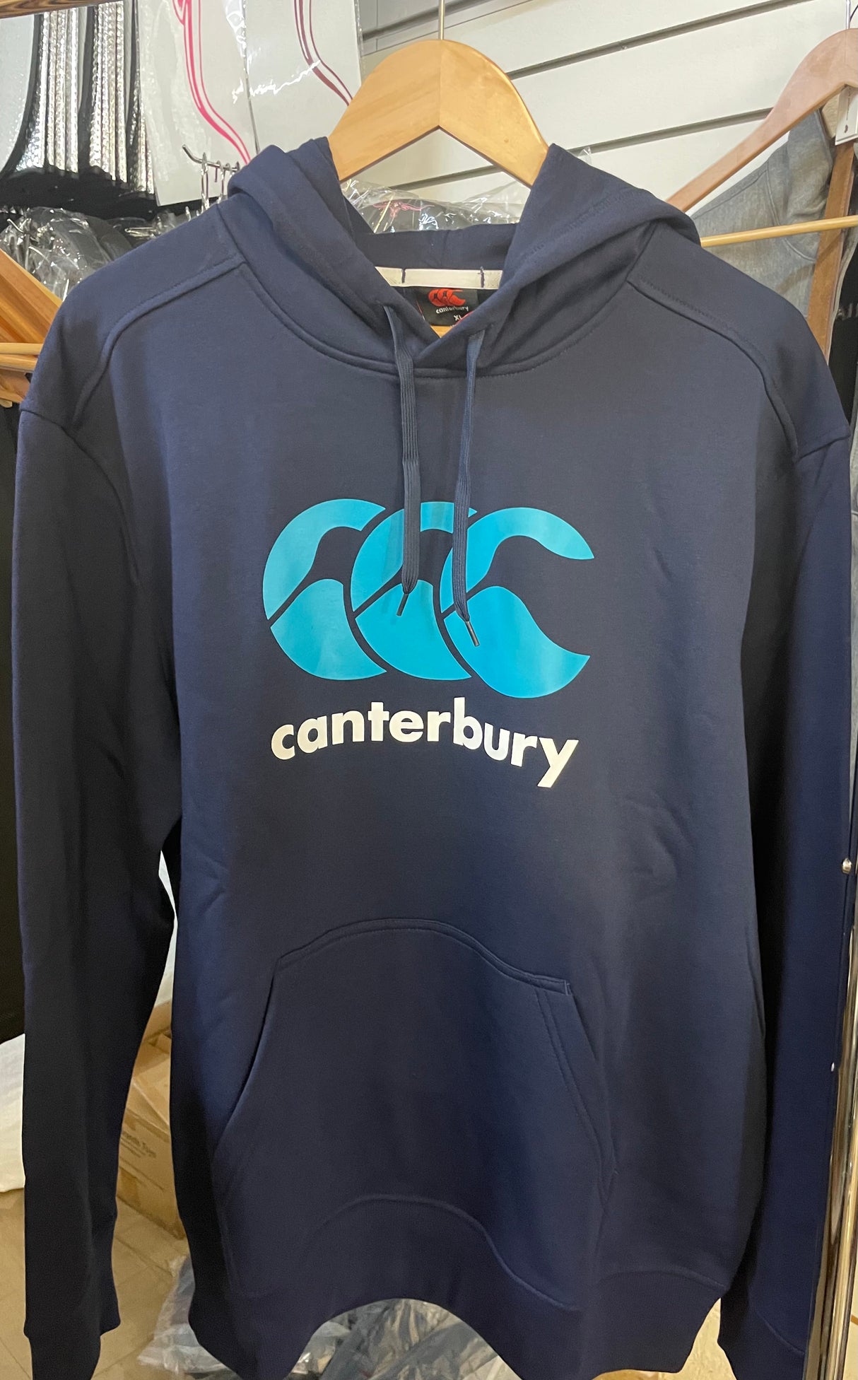 Canterbury Mens CCC Anchor Hoody - Navy/Teal