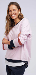 Elm Peaches Metallic Crew