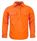 Pilbara Kids Closed Front L/S Shirt