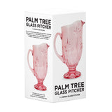 Annabel Trends Palm Tree Glass Jug